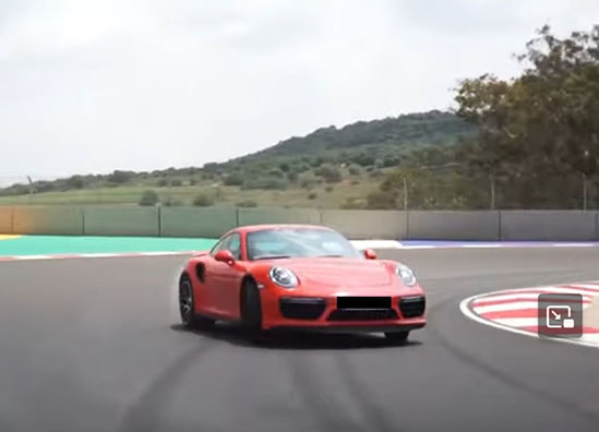 Me Racing my porsche on the track-Drift @97mph